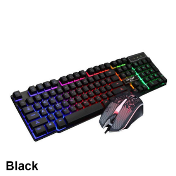 LEORQEON KMX-50 RGB LED Backlight Mechanical gaming keyboard and mouse
