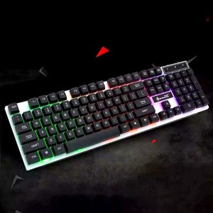 MILANG K6 Polychromatic RGB Backlit Mechanical Feel Keyboard