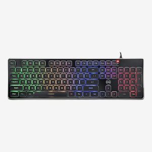 Dell KB690F Multimedia Support Professional Razer Polychromatic Colorful RGB Keystroke Backlit Quiet Gaming Keyboard