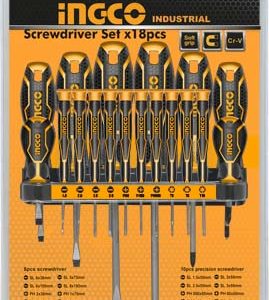 18 Pcs Screwdriver And Precision Screwdriver Set